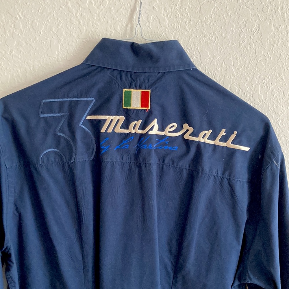 La Martina Maserati Polo Navy Blue